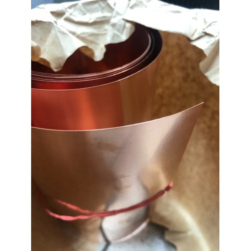 Медная рулонная фольга 0.1х50мм ДПРНМ ГОСТ 1173-2006