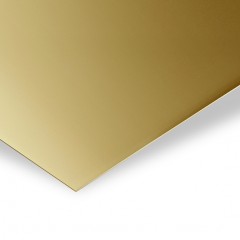 Лист латунный 20x600x1500 горячекатаный Л63 ГОСТ 931-90
